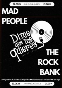 Dime que me quieres Madrid, Reservado para cumpleaños Madrid, Cumpleaños con concierto Madrid, Celebrar cumpleaños Madrid, Local para cumpleaños Madrid, 40 cumpleaños Madrid, Cumpleaños en bar de copas Madrid