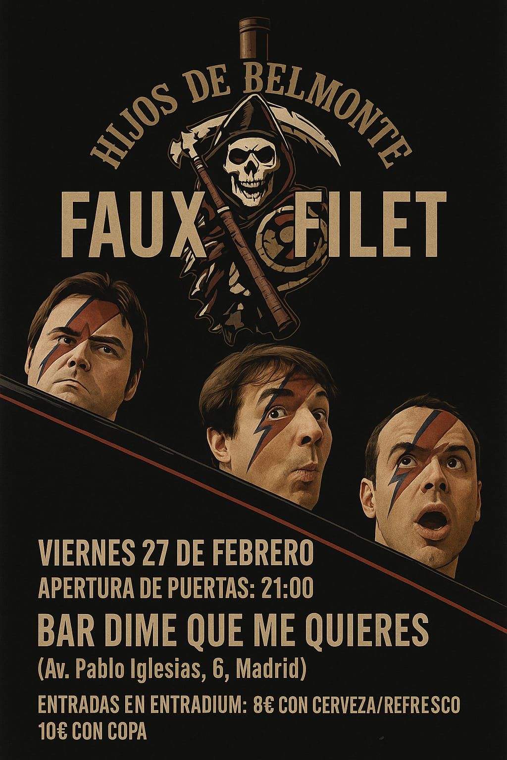 Dime que me quieres Madrid, Reservado para cumpleaños Madrid, Cumpleaños con concierto Madrid, Celebrar cumpleaños Madrid, Local para cumpleaños Madrid, 40 cumpleaños Madrid, Cumpleaños en bar de copas Madrid