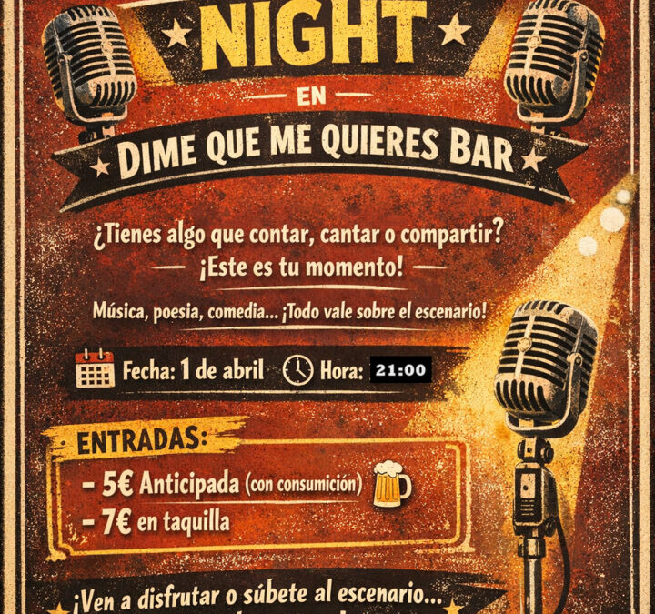 Open Mic presentado por Diego Cabello