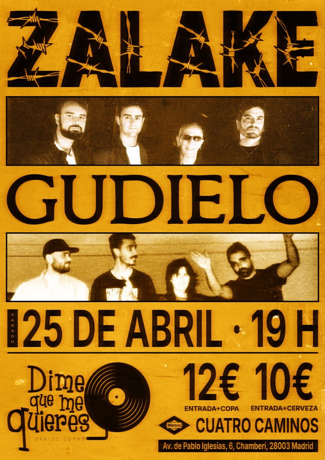 Dime que me quieres Madrid, Reservado para cumpleaños Madrid, Cumpleaños con concierto Madrid, Celebrar cumpleaños Madrid, Local para cumpleaños Madrid, 40 cumpleaños Madrid, Cumpleaños en bar de copas Madrid