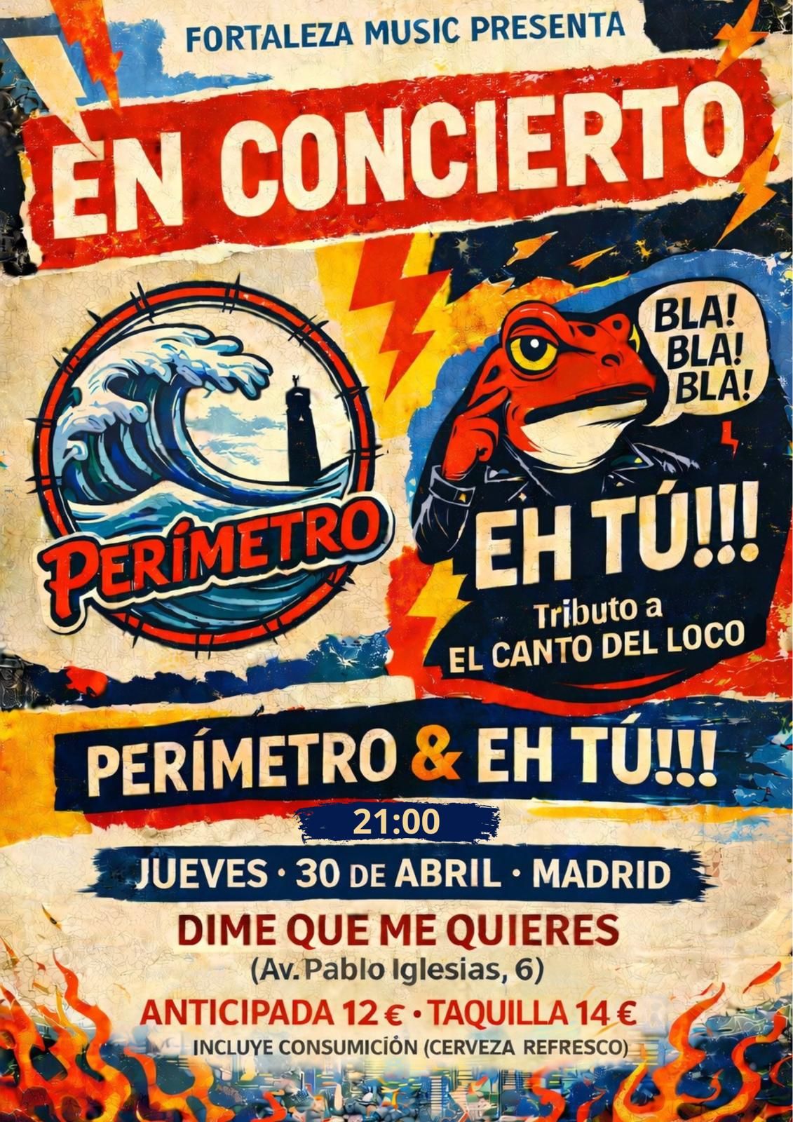 Dime que me quieres Madrid, Reservado para cumpleaños Madrid, Cumpleaños con concierto Madrid, Celebrar cumpleaños Madrid, Local para cumpleaños Madrid, 40 cumpleaños Madrid, Cumpleaños en bar de copas Madrid