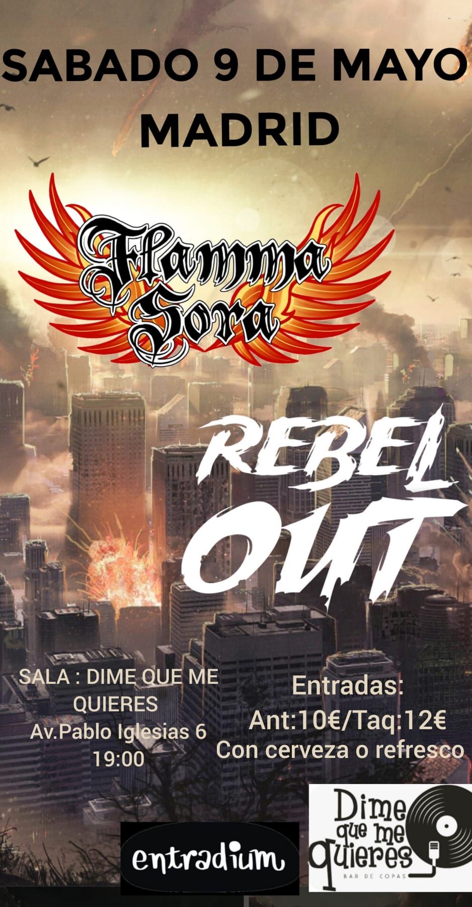 Dime que me quieres Madrid, Reservado para cumpleaños Madrid, Cumpleaños con concierto Madrid, Celebrar cumpleaños Madrid, Local para cumpleaños Madrid, 40 cumpleaños Madrid, Cumpleaños en bar de copas Madrid
