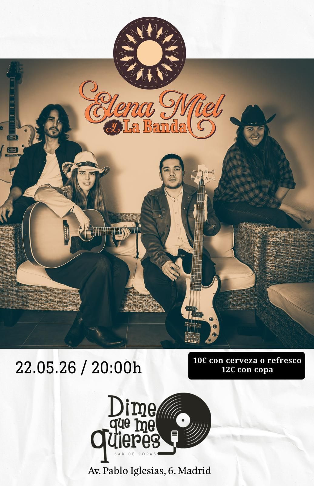 Dime que me quieres Madrid, Reservado para cumpleaños Madrid, Cumpleaños con concierto Madrid, Celebrar cumpleaños Madrid, Local para cumpleaños Madrid, 40 cumpleaños Madrid, Cumpleaños en bar de copas Madrid
